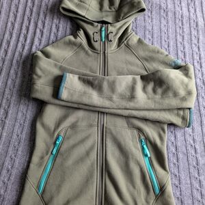 Arc'teryx Green Hooded Fleece Jacket